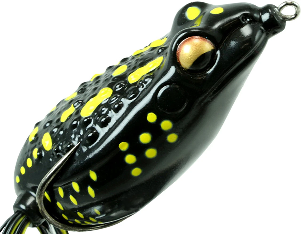 FishLab Rattle Toad - 3-1/2in - Black Frog 1 FishLab Rattle Toad - 3-1/2in - Black Frog