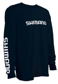 Shimano Logo Cotton Long Sleeve T-Shirts -Fishing Sale Store shimano logo cotton long sleeve t shirts 18403.1651243776