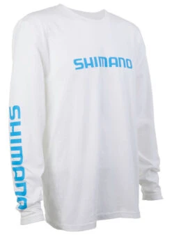 Shimano Logo Cotton Long Sleeve T-Shirts -Fishing Sale Store shimano logo cotton long sleeve t shirts 65285.1651243778